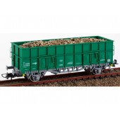 RENFE open wagon "X3" with gravel load. KTRAIN 0701N