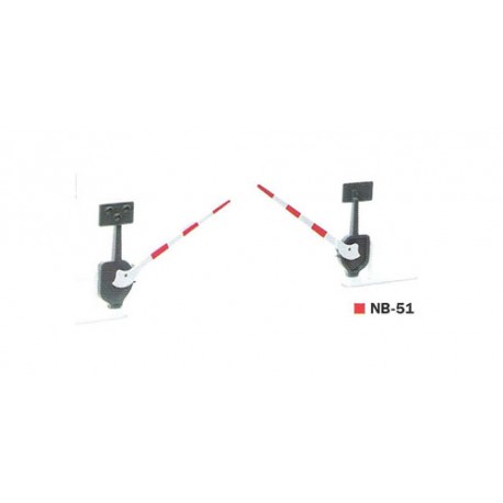 Level Crossing Barriers with Fencing. PECO NB-51