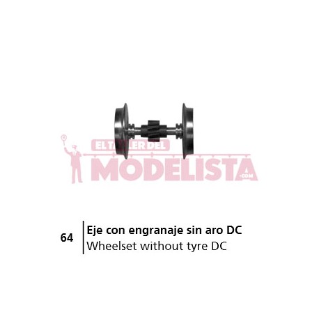 DC wheel set. For AVE S-112. ER35064C