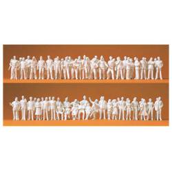 190 unpainted figures. PREISER 74090