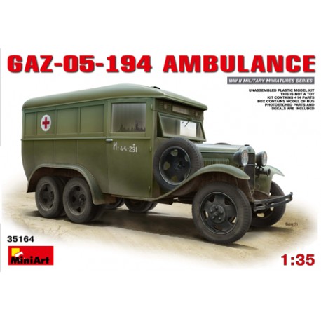 GAZ-05-194 Ambulance. MINIART 35164