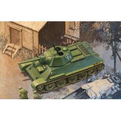 T-34/76 Mod.1942 hexagonal turret soft edge type. DRAGON 6424