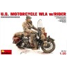 US motorcycle with rider. MINIART 35172