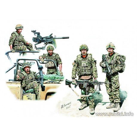 Modern UK Infantrymen, present day. MASTER BOX 35180