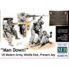 US modern army, "Man Down". MASTER BOX 35170