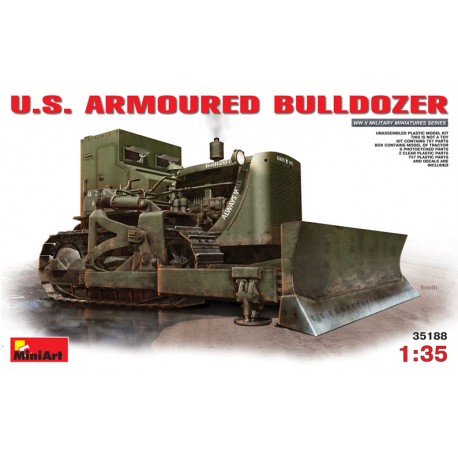 U.S. armoured bulldozer. MINIART 35188