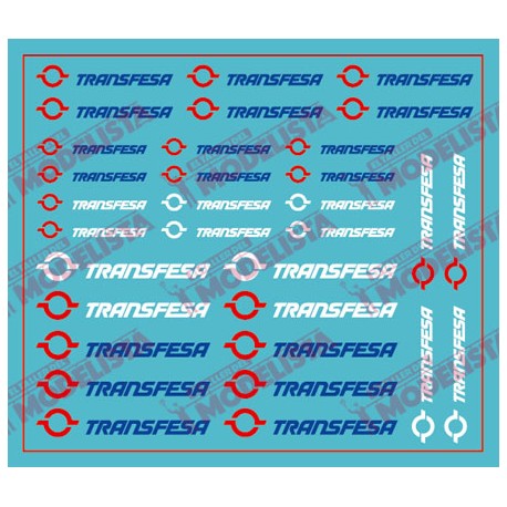 Logotipos de Transfesa modernos. ETM 9030