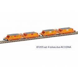 Set de 4 tolvas DUO, ACCIONA. MABAR 87205