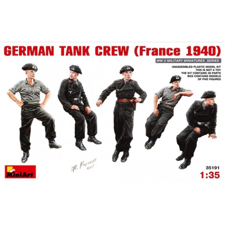 German tank crew. MINIART 35191