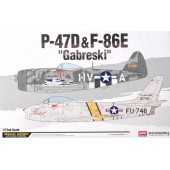 P47D&F-86E "Gabreski". ACADEMY 12530