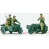 Mounted motorcyle crew. PREISER 72538