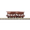 2 piece set side tipping wagons. ROCO 34498