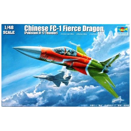 Chinese FC-1 Fierce Dragon. TRUMPETER 02815