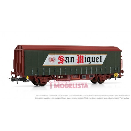 Vagón cervecero "San Miguel". RENFE. ELECTROTREN 1628