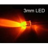 3 mm orange led (x50)