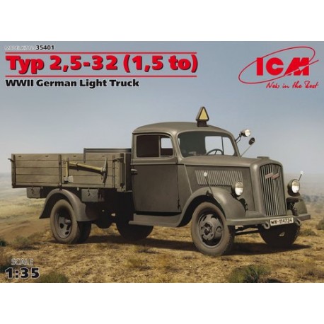 Typ 2,5-32 (1,5 to), WWII German Light Truck. ICM 35401