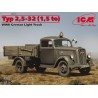 Typ 2,5-32 (1,5 to), WWII German Light Truck. ICM 35401