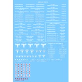 German medical and cargo box stencils. ARCHER AR35352W