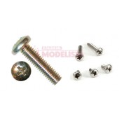 Steel screw DIN7985 (x50). M1,2 x 6 mm