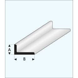 Perfil en "L" 3,5 x 7,0 mm. MAQUETT 417-55/3