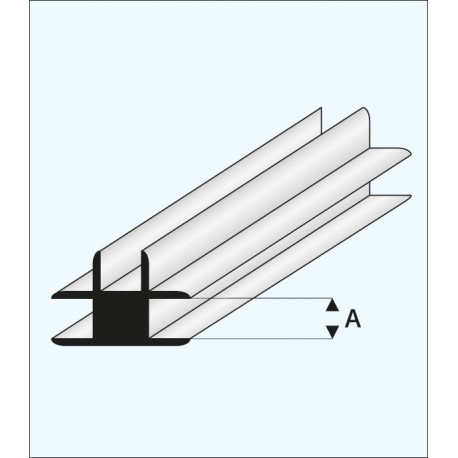 Conector en "T" 1,0 mm. MAQUETT 447-51/3