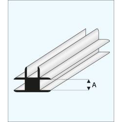 Conector en "T" 2,0 mm. MAQUETT 447-53/3