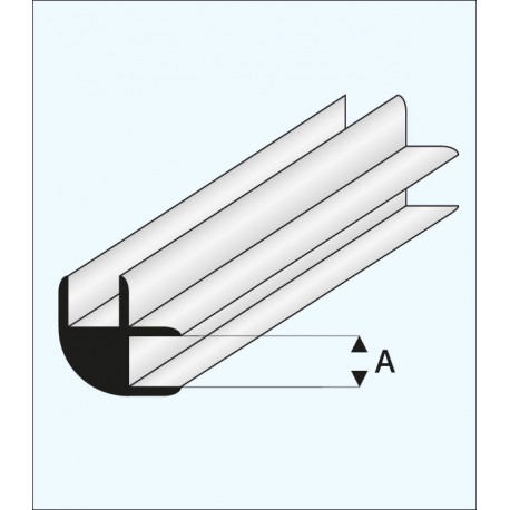 Conector en "L" 2,0 mm. MAQUETT 449-53/3