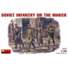 Soviet infantry on the march. MINIART 35002