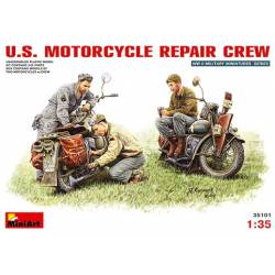 US motorcycle repair crew. MINIART 35101