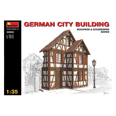 German city building. MINIART 35506