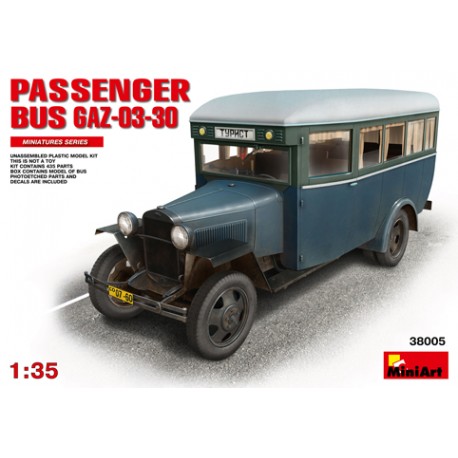 Passenger bus GAZ-03-30. MINIART 38005