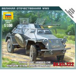 Blindado alemán Sd.Kfz.222. ZVEZDA 6157