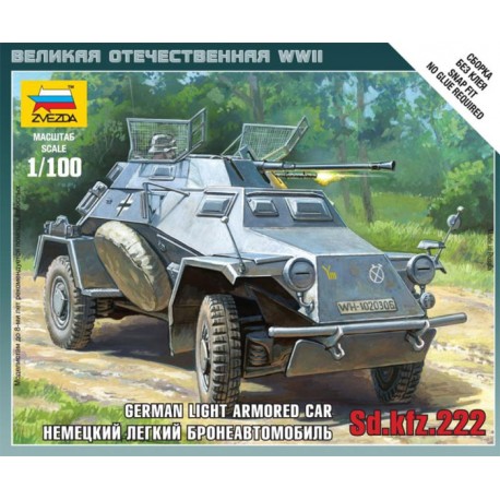 Blindado alemán Sd.Kfz.222. ZVEZDA 6157