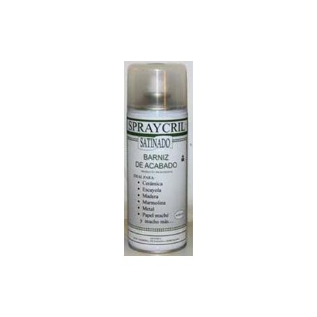 Acrylic aerosol satin varnish. SPRAYCRIL 02028