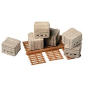 Palés de ladrillos (x6). MODEL RAILSTUFF 930