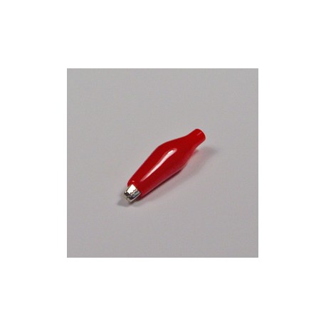 Pinza de cocodrilo, roja. PC53R