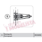 Pantograph for series AVE S-102 RENFE. ELECTROTREN ER35009D