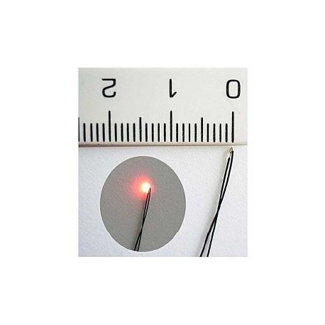 Led 0,5 mm, rojo (x5). MABAR 60191