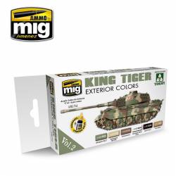 King Tiger exterior color set. AMIG 7166