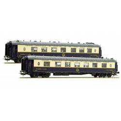 Pullman coaches set, WP + WPc. CIWL / IIIa. LS MODELS 49174