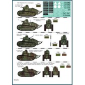 Decal set: Renault FT-17 in Spain. FCMODELTIPS 35201