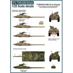 Calcas: AMX-30 en España. FCMODELTIPS 35203