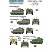 Decal set: M108 y M109 in Spain. FCMODELTIPS 35211