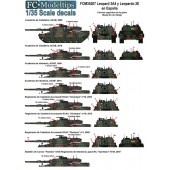 Calcas: Leopard 2A4 y Leopard 2E en España. FCMODELTIPS 35207