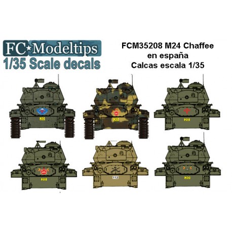 Calcas: M24 Chaffee en España. FCMODELTIPS 35208