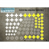 Decal set: Balkenkreuz, 1939-1942. FCMODELTIPS 35212