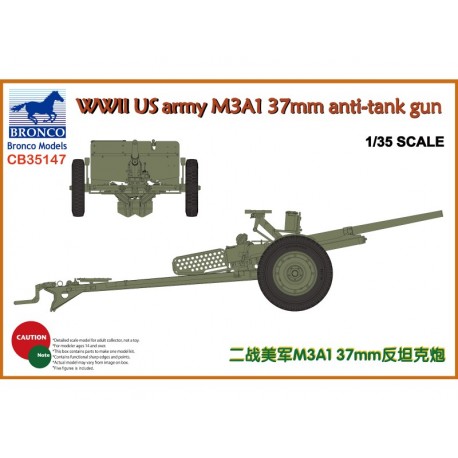 Cañón anticarrro M3A1 37 mm. BRONCO MODELS 35147