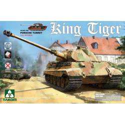 King Tiger Porsche turret without Zimmerit. TAKOM 2074