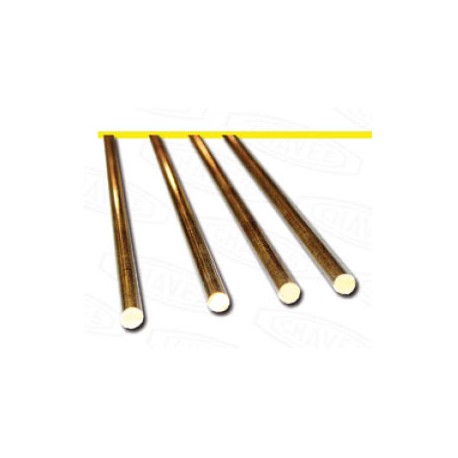 Round brass profile. 4,5 mm. HIRSCH 40101