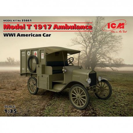 Ambulancia Ford T 1917. ICM 35661